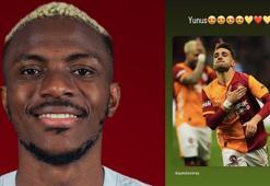 Osimhen milli takımda, kalbi Galatasaray'da! Maç biter bitmez art arda paylaşımlar
