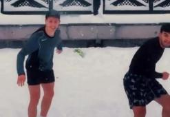 Arda Güler'den tatil paylaşımı: Karın keyfini yine çocuklar çıkardı