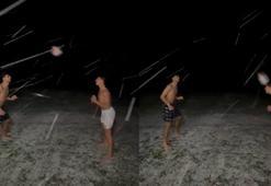 Arda Güler ve Yiğit Efe Demir'den kar altında kafa topu!