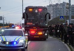 Galatasaray kafilesi Atatürk Olimpiyat Stadyumu'na ulaştı