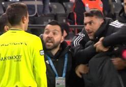 Tayyip Talha Sanuç kırmızı kart gördü! Burak Yılmaz hakemin üstüne yürüdü