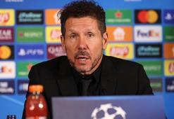 Atletico Madrid Teknik Direktörü Simeone: Bugün 3 puanı hak etmedik