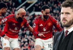 Sesko'dan son saniye üçlüğü! Carrick, United'ı ayağa kaldırdı... Manchester United-Fulham maç sonucu 3-2