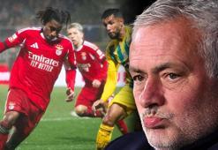 Benfica son dakikalarda galibiyeti kaçırdı! Mourinho hakemin üzerine yürüdü