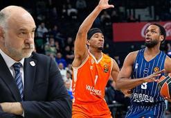 (ÖZET) Anadolu Efes evinde Valencia'yı farklı geçti! 9 maç sonra kazandı | Anadolu Efes - Valencia Basket maç sonucu: 107-90