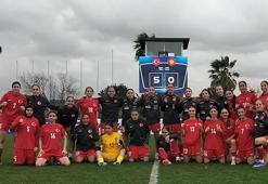 U17 Kız Milli Futbol Takımı, hazırlık maçında Kırgızistan'ı 5-0 mağlup etti