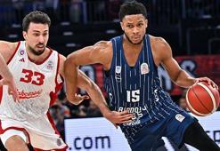 Kupada çılgın ilk çeyrek! Sadece 4 sayı atabildiler... Bahçeşehir Koleji - Anadolu Efes maç sonucu 67-88