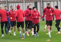 Samsunspor, Shkendija maçı hazırlıklarını tamamladı