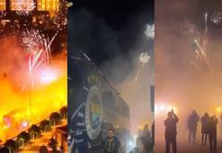 Fenerbahçe kafilesine Antalya’da coşkulu karşılama