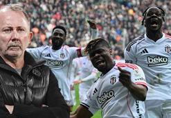 Beşiktaş deplasmanda tek golle kazandı! Sergen Yalçın tarihe geçti