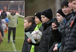 Arda Turan'ın çocukları da antrenmana dahil ettiği anlar sosyal medyada gündem oldu