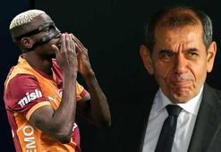 Galatasaray Başkanı Dursun Özbek'ten Victor Osimhen'in sözleşmesi için açıklama: 'Madde yok'