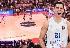 Cole Swider'dan son saniyede maç kazandıran üçlük! Bitti derken... Bayern Münih - Anadolu Efes maç sonucu 80-81