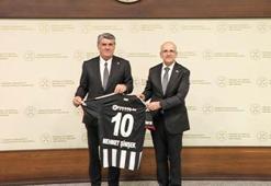Beşiktaş Başkanı Serdal Adalı'dan, Hazine ve Maliye Bakanı Mehmet Şimşek'e ziyaret