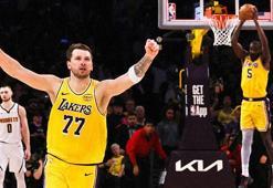 NBA'de Lakers, Doncic'in son saniye basketiyle Denver'ı mağlup etti!