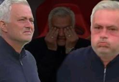 Maça dakikalar kala Jose Mourinho kendini tutamadı, sahada gözyaşlarına boğuldu 'İnanmak çok zor'