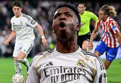 Vini Jr. yazar, Arda Güler! Madrid derbisi nefes kesti... Real Madrid - Atletico Madrid maç sonucu 3-2
