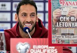 Hakan Çalhanoğlu'na 'Çek bi Letonya' sorusu... Gülümseten anlar