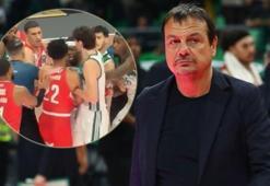 Yunan derbisinde ortalık karıştı! Ergin Ataman yine mağlup... Panathinaikos - Olympiacos maç sonucu 94-101