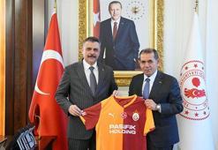 Galatasaray Başkanı Dursun Özbek'ten İçişleri Bakanı Mustafa Çiftçi'ye ziyaret