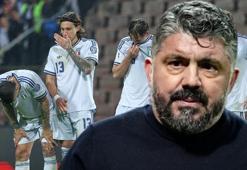 İtalya Dünya Kupası'nda yine yok! Gattuso topun ağzında