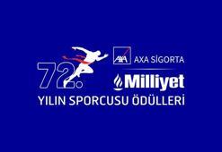 72. AXA Sigorta Milliyet yılın sporcusu ödülleri sahiplerini buluyor