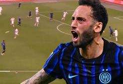 Hakan Çalhanoğlu attı, şampiyonluk geliyor! İtalya'yı sallayan gol... İnter - Roma maç sonucu 5-2