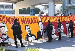 Galatasaray kafilesine İzmir’de coşkulu karşılama