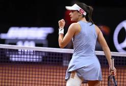 Milli tenisçi Zeynep Sönmez, Porsche Tennis Grand Prix Turnuvası'na veda etti