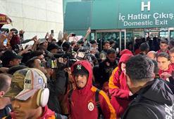 Galatasaray kafilesine Ankara'da coşkulu karşılama