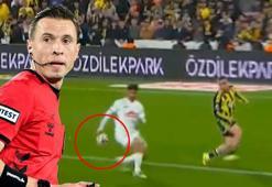 Kadıköy'de yoğun itiraz! İşte Fenerbahçe'nin penaltı beklediği pozisyon