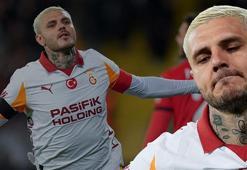 Ve Mauro Icardi, 7 maç sonra yine sahnede! Galatasaray'ın yıldızı soyunma odasından gol attı...
