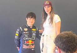 Hande Baladın ile Formula 1 pilotu Yuki Tsunoda bir araya geldi