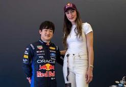 Hande Baladın, F1 pilotu Yuki Tsunoda ile İstanbul'da bir araya geldi