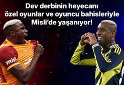 Galatasaray – Fenerbahçe derbisinin heyecanı özel oyunlar ve oyuncu bahisleriyle Misli’de yaşanıyor!