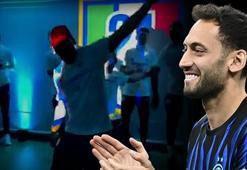 Hakan Çalhanoğlu'ndan şampiyonluk dansı! Sosyal medyada gündem oldu