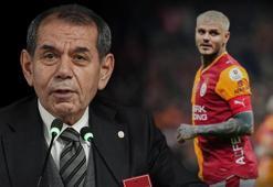 Galatasaray'dan resmi Mauro Icardi açıklaması! Dursun Özbek: Kendisine teşekkür ediyorum