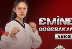 Milli tekvandocu Emine Göğebakan'dan Avrupa Şampiyonası'nda gümüş madalya