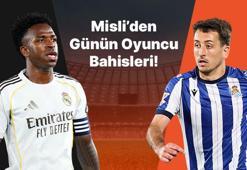 Real Madrid’de Vinicius, Real Sociedad’da Oyarzabal gollerine devam ediyor! İşte Misli’den günün oyuncu bahisleri