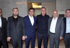 TFF Başkanı İbrahim Ethem Hacıosmanoğlu, Mehdi Taj ile buluştu