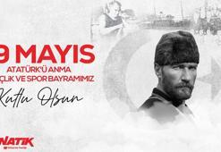 Spor camiasından 19 Mayıs Atatürk'ü Anma Gençlik ve Spor Bayramı mesajları