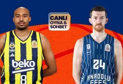 Fenerbahçe, Anadolu Efes'i ağırlıyor! Maçın heyecanı canlı sohbet ile Misli'de