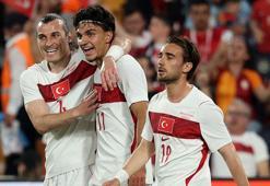 Can Uzun formayı kaptı, ilk milli golünü Kuzey Makedonya'ya attı