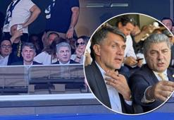 Fenerbahçe'de Maldini yine Hakan Safi'yi yalnız bırakmadı! Locasında yerini aldı