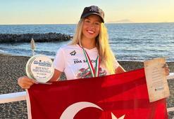 Milli yüzücü Eda Savcıgil'den İtalya'da tarihi birincilik