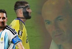 Zidane'ın Messi'den 3 gol yiyen oğluna attığı bakış gündem oldu! Kameralara yakalandı