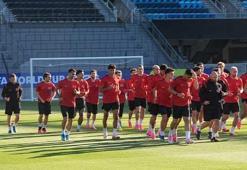 A Milli Takımımız, San Jose'de ilk idmanını yaptı