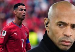Thierry Henry, Ronaldo'yu yerden yere vurdu 'Gol atması gereken takım, sen değil'