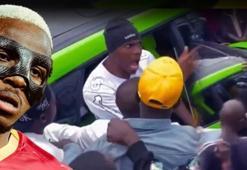 Nijerya'da Victor Osimhen izdihamı! Sinirlerine hakim olamadı, tepki gösterdi