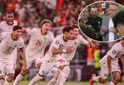 Fas, penaltılarla Hollanda'yı eledi! Maça damga vuran görüntü | Hollanda - Fas maç sonucu: 1 (2)-(3) 1
